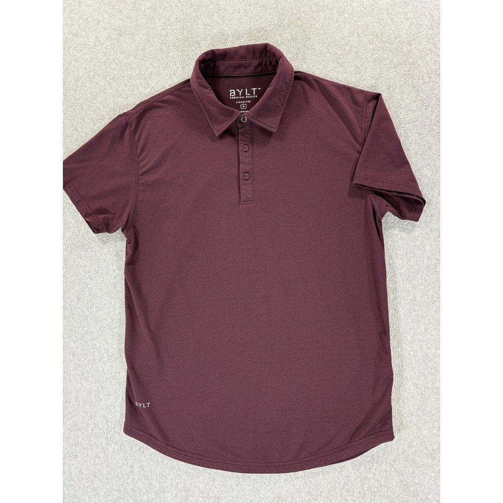 Bylt Premium Basics Signature S/S Polo Shirt (Men's Medium) Maroon